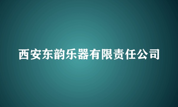 西安东韵乐器有限责任公司