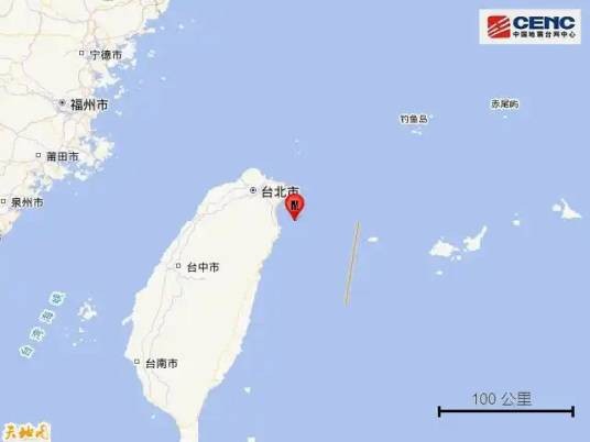 12.27台湾宜兰县海域地震