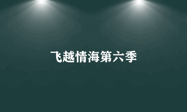 飞越情海第六季