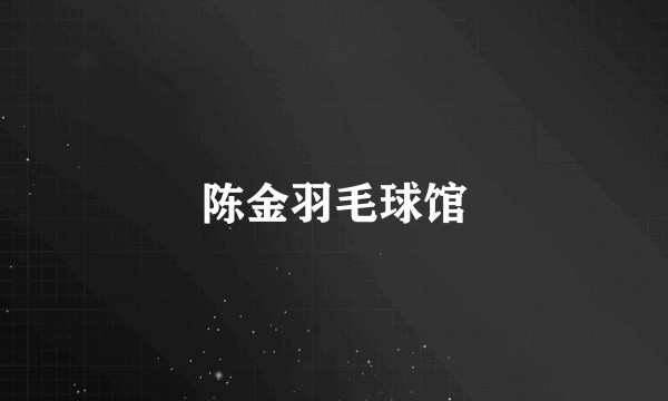 陈金羽毛球馆