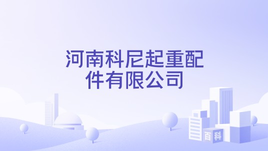 河南科尼起重配件有限公司