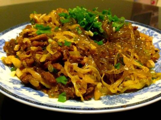 酸菜炒粉条