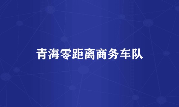 青海零距离商务车队