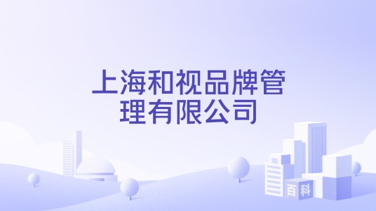 上海和视品牌管理有限公司