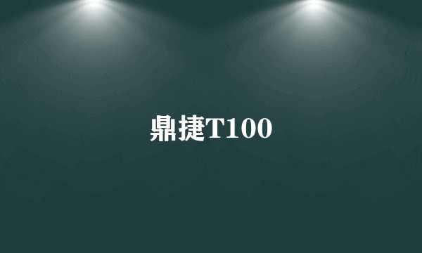 鼎捷T100