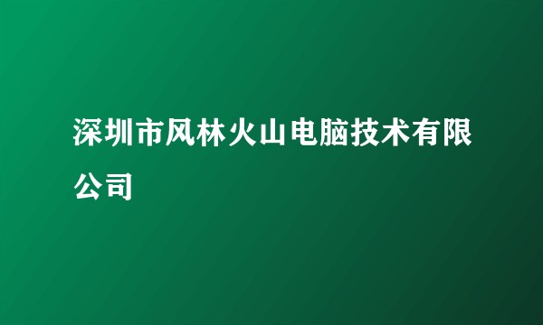 深圳市风林火山电脑技术有限公司