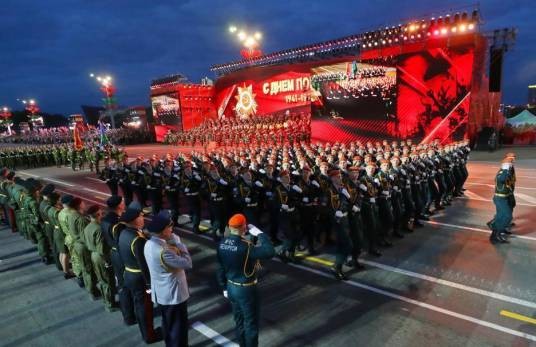 白俄罗斯纪念苏联伟大卫国战争胜利80周年阅兵式